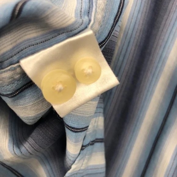 SOLD! Tommy Bahama Tencel Lyocell Striped Long Sleeve Button Down XL - Picture 9 of 9
